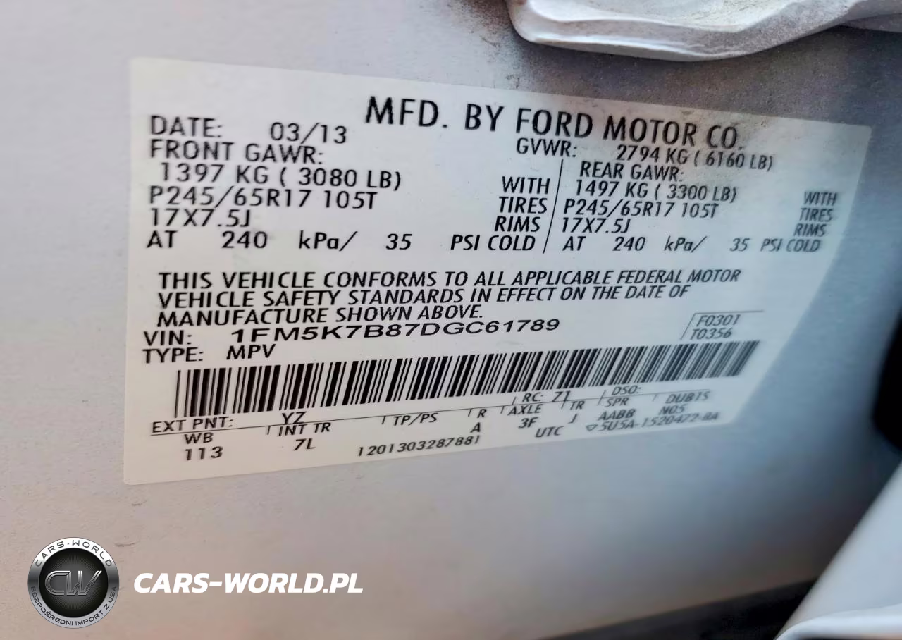 2013 Ford Explorer VIN:1FM5K7B87DGC61789 - 13
