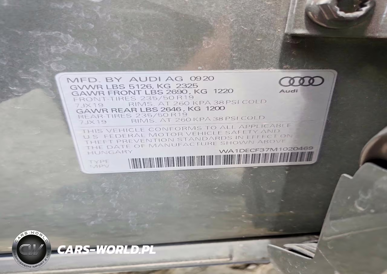 2021 Audi Q3 Premium S Line 45 VIN:WA1DECF37M1020469 - 13
