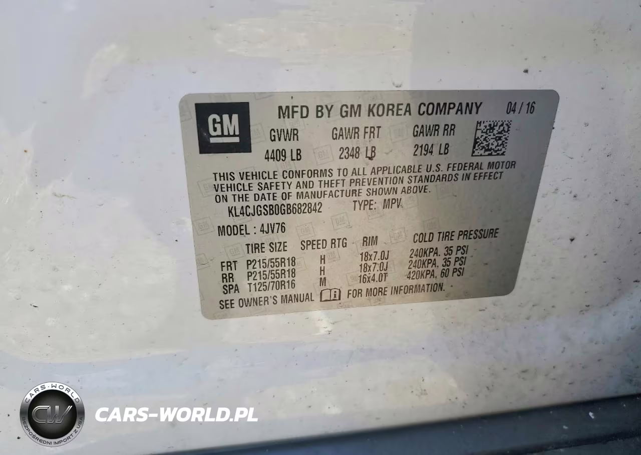 2016 Buick Encore VIN:N0V1N58751096 - 13