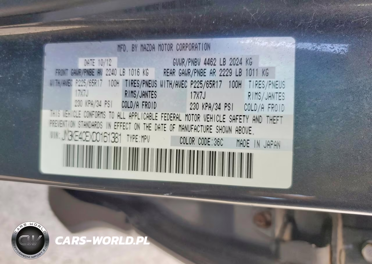 2013 Mazda Cx-5 Touring VIN:JM3KE4CEXD0161381 - 13