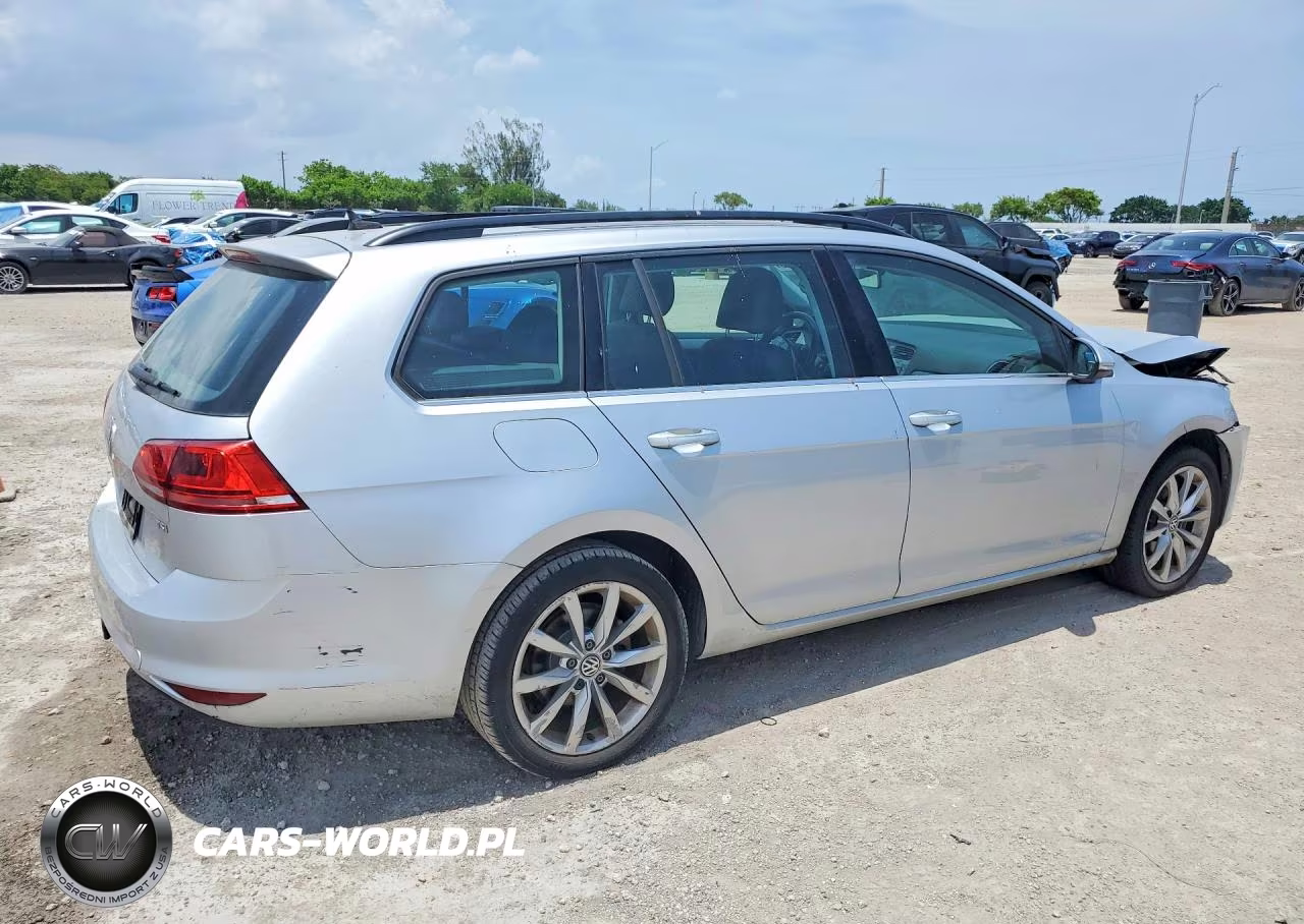 2016 Volkswagen Golf Sportwagen S VIN:3VWC17AU7GM517420 - 3