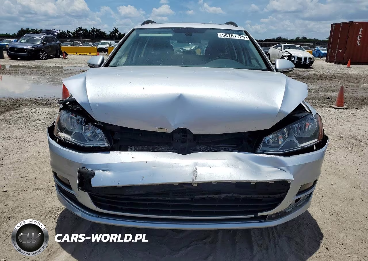 2016 Volkswagen Golf Sportwagen S VIN:3VWC17AU7GM517420 - 5