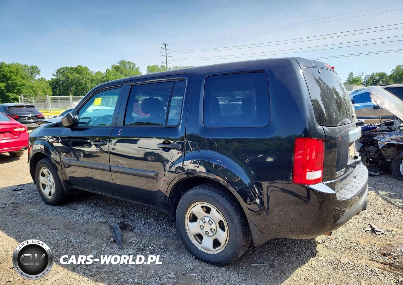 2013 Honda Pilot Lx VIN:5FNYF4H28DB082016 - 2