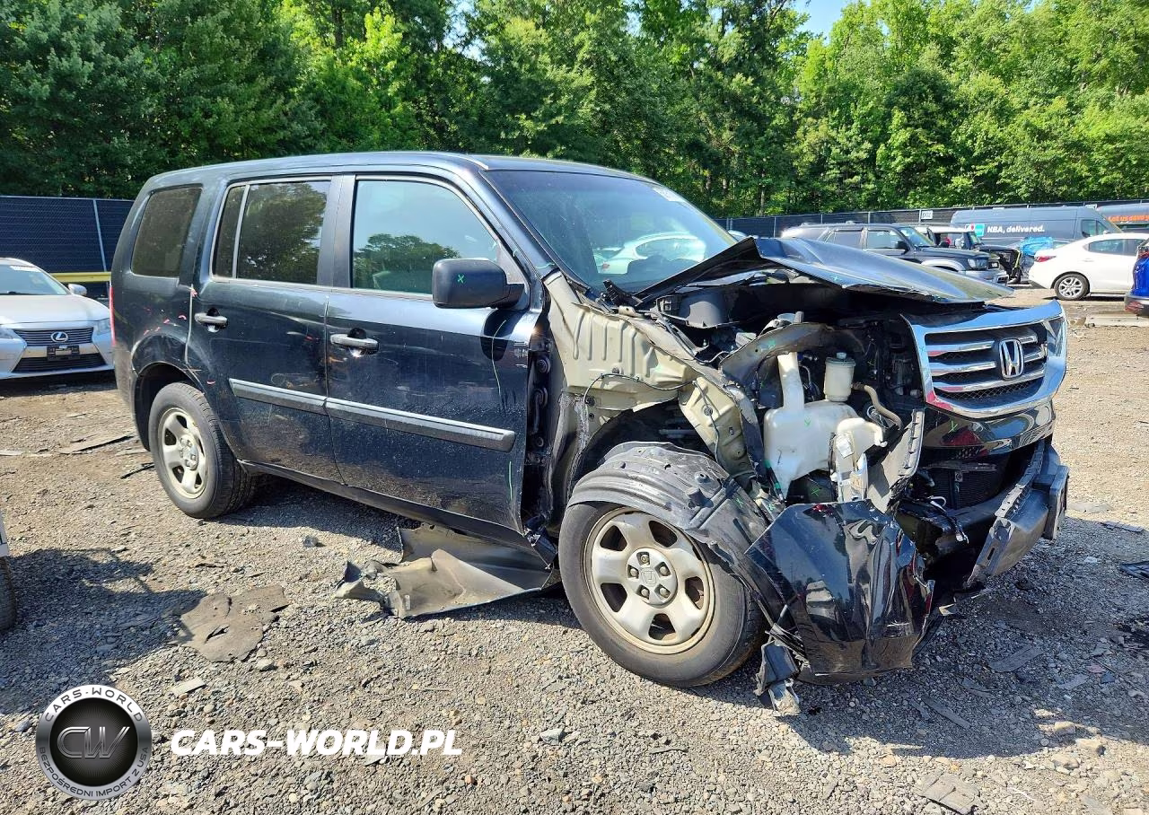 2013 Honda Pilot Lx VIN:5FNYF4H28DB082016 - 4