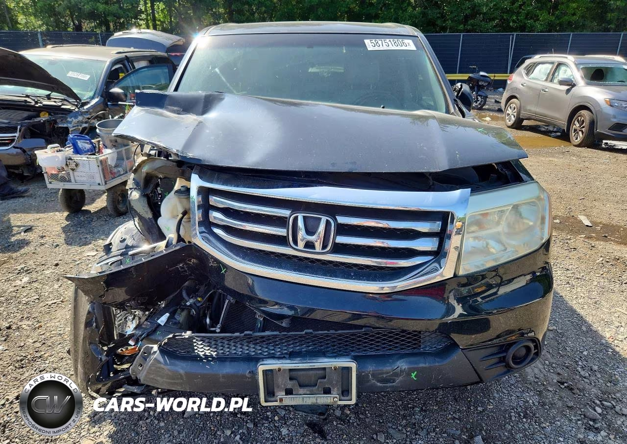 2013 Honda Pilot Lx VIN:5FNYF4H28DB082016 - 5