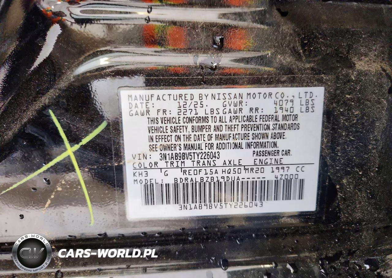 2026 Nissan Sentra S VIN:3N1AB9BV5TY226043 - 13