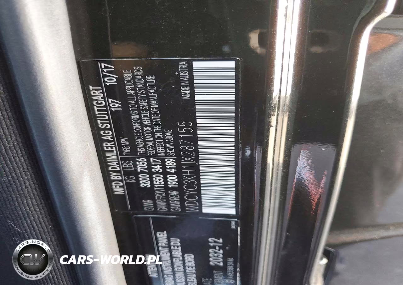 2018 Mercedes-Benz G 550 VIN:WDCYC3KH1JX287155 - 13