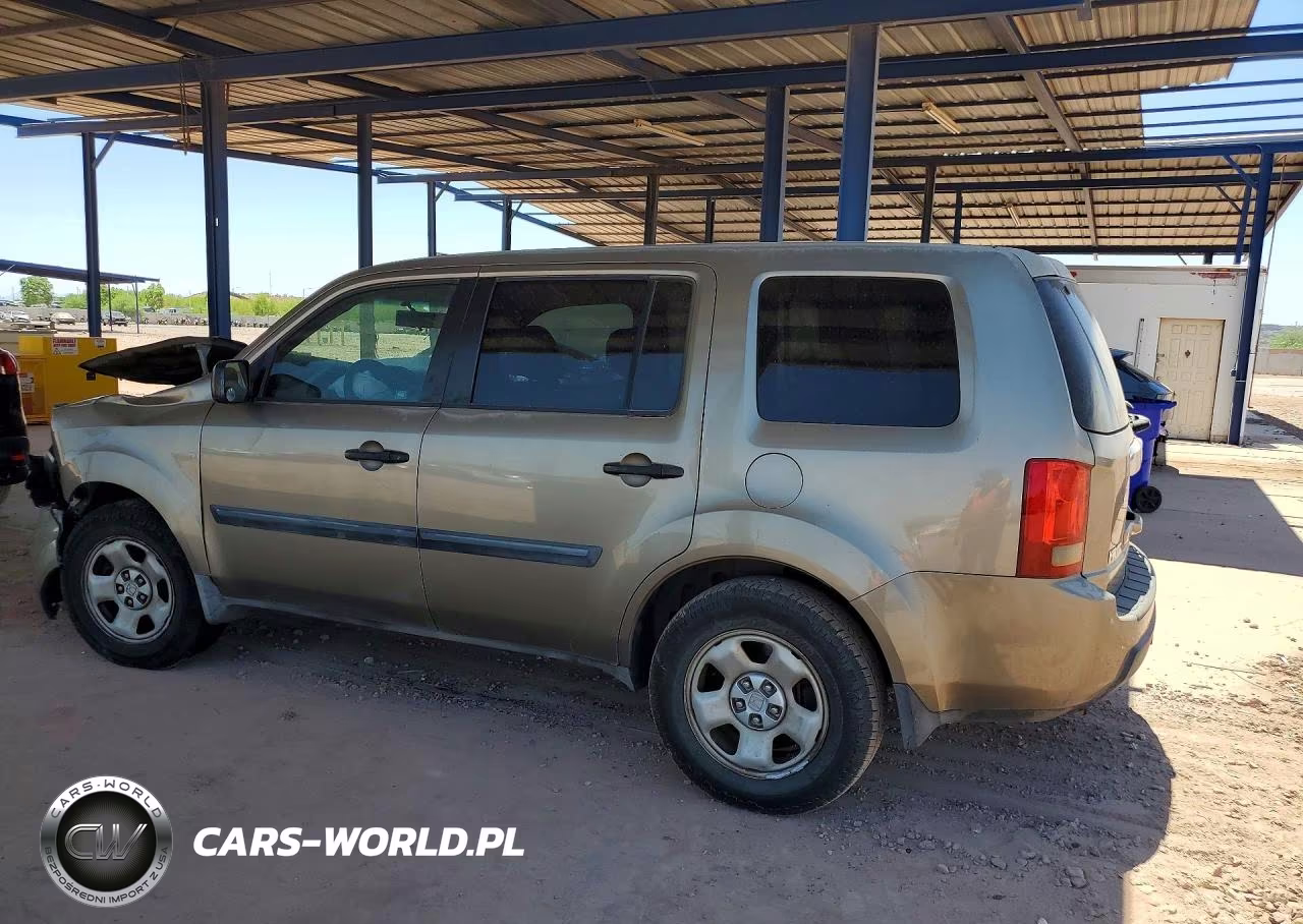 2010 Honda Pilot Lx VIN:5FNYF4H28AB033684 - 2