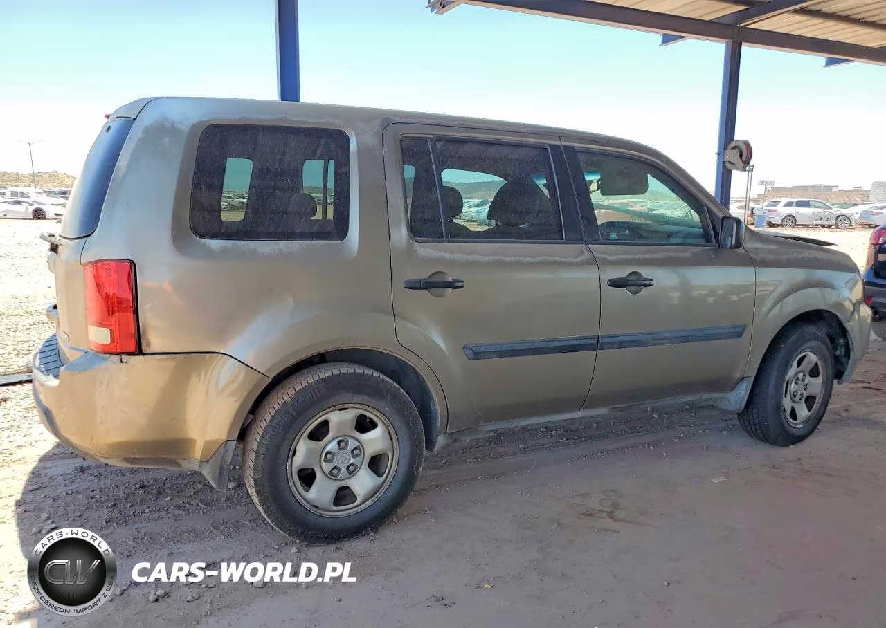2010 Honda Pilot Lx VIN:5FNYF4H28AB033684 - 3