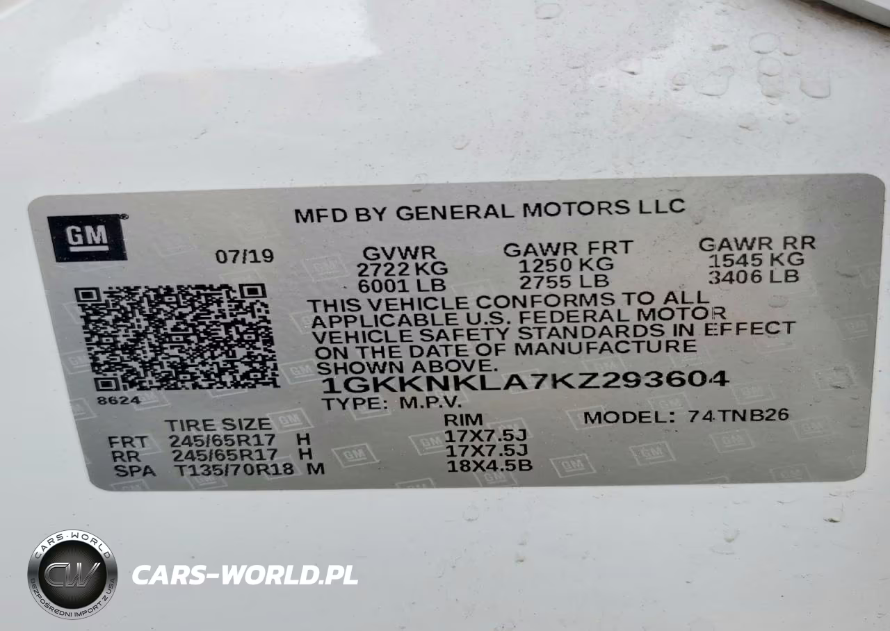 2019 GMC Acadia Sle VIN:1GKKNKLA7KZ293604 - 13