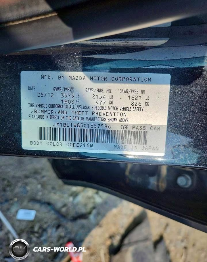 2012 Mazda 3 I VIN:JM1BL1W85C1657586 - 12