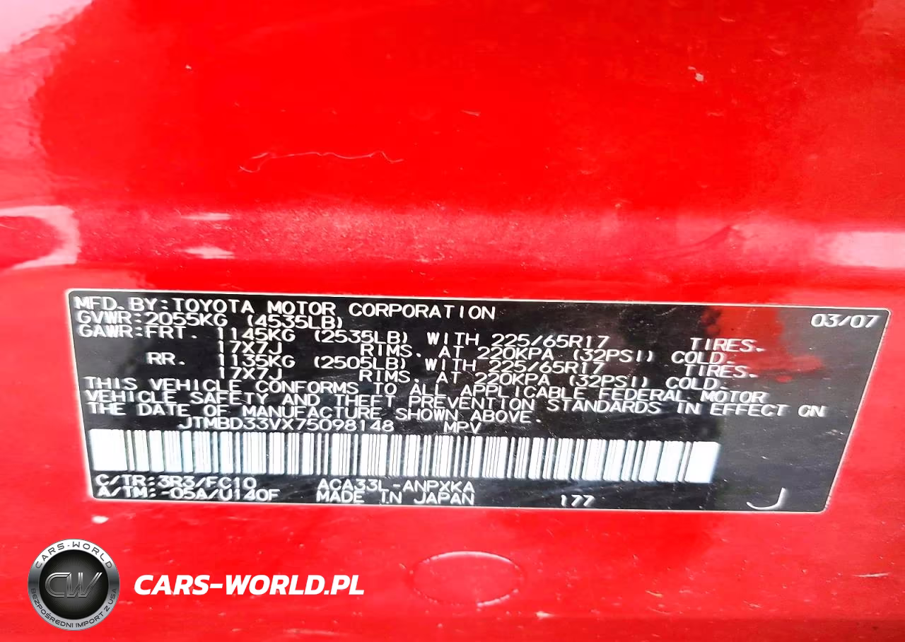 2007 Toyota Rav4 Base VIN:JTMBD33VX75098148 - 13
