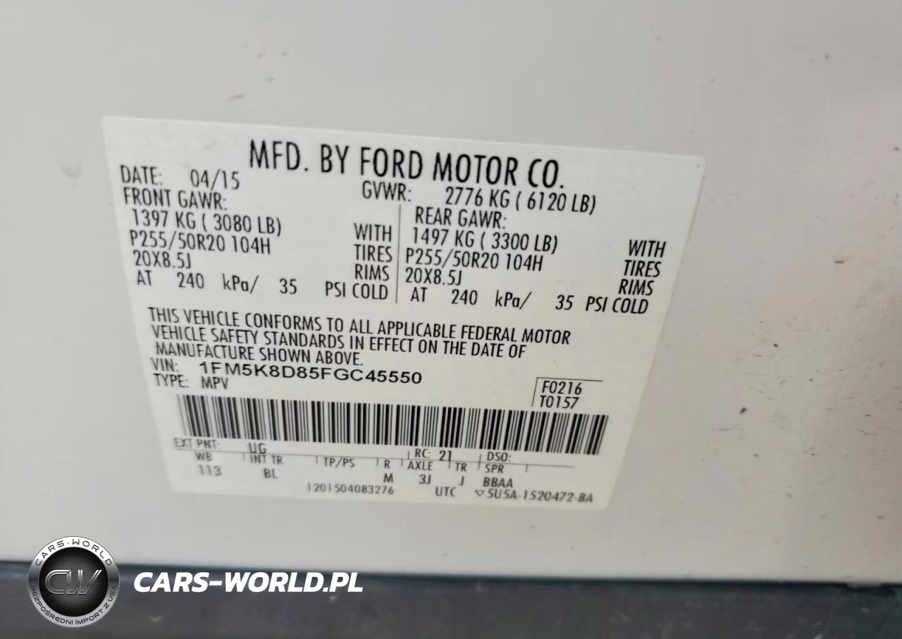 2015 Ford Explorer Xlt VIN:1FM5K8D85FGC45550 - 13