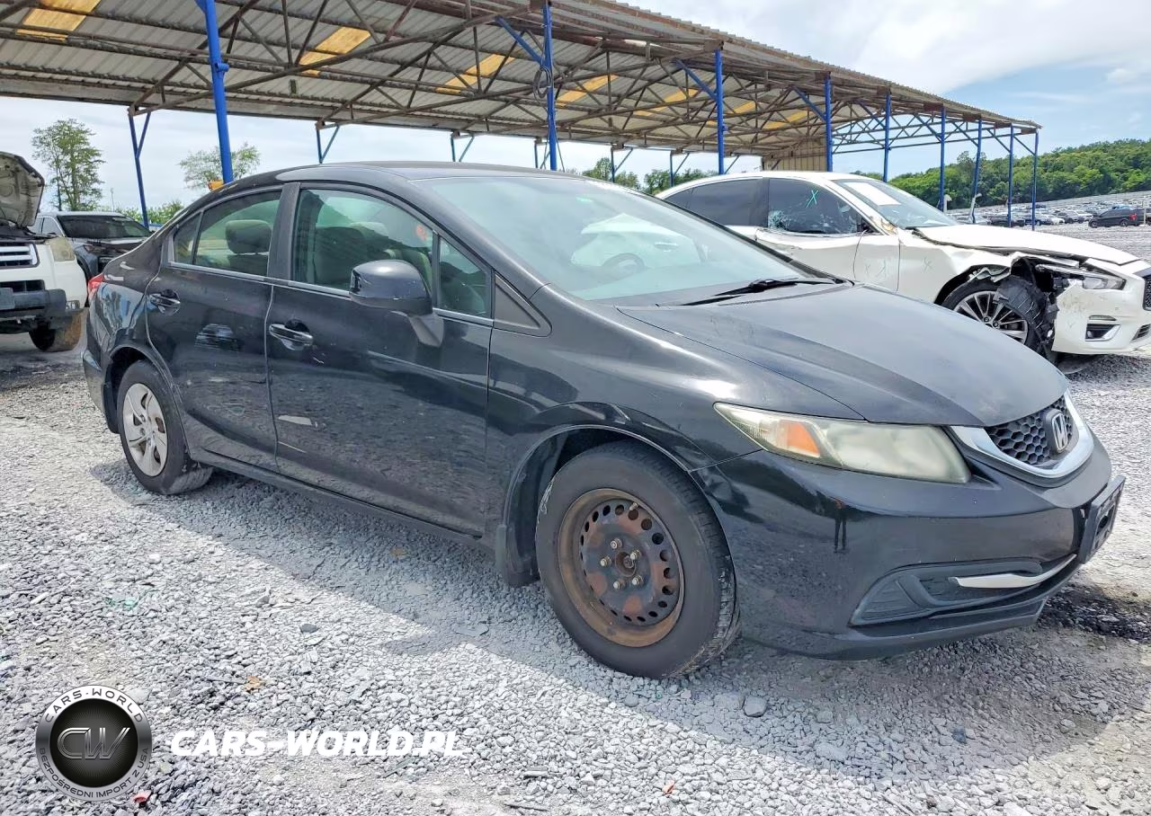 2013 Honda Civic Lx VIN:19XFB2F56DE242470 - 4