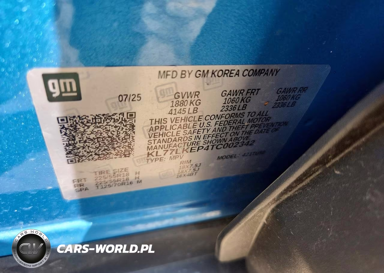 2026 Chevrolet Trax Activ VIN:KL77LKEP4TC002342 - 12