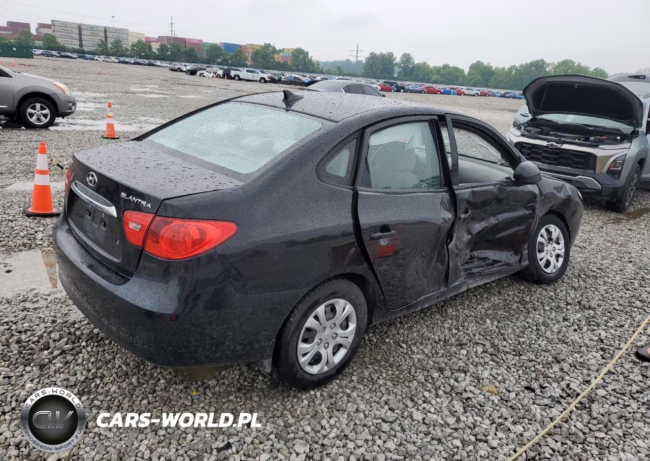 2010 Hyundai Elantra Blue VIN:KMHDU4AD0AU134043 - 3