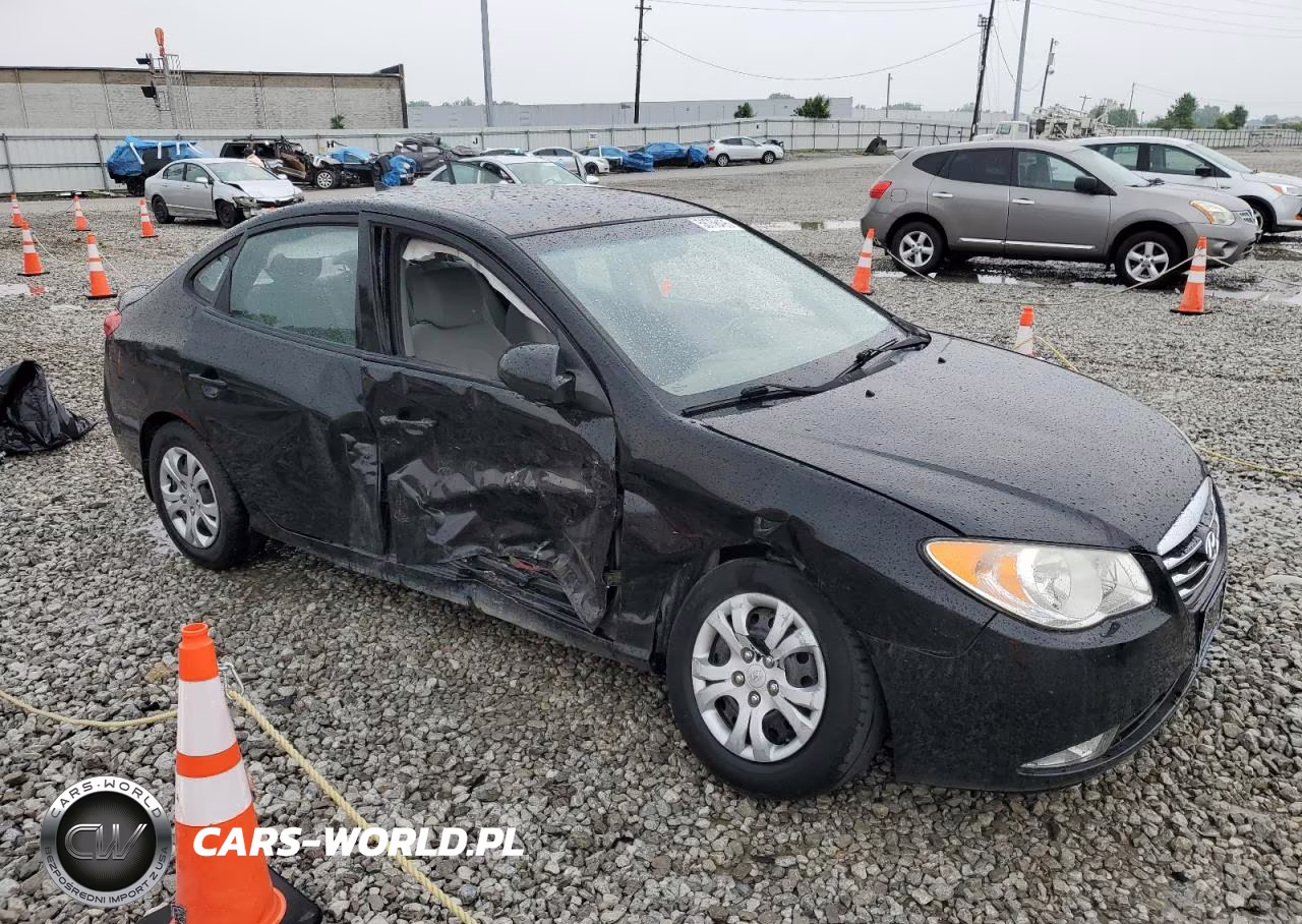 2010 Hyundai Elantra Blue VIN:KMHDU4AD0AU134043 - 4
