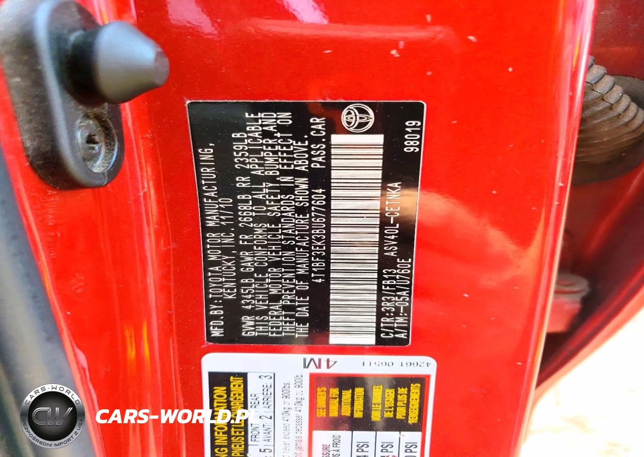 2011 Toyota Camry Le VIN:4T1BF3EK3BU677604 - 12