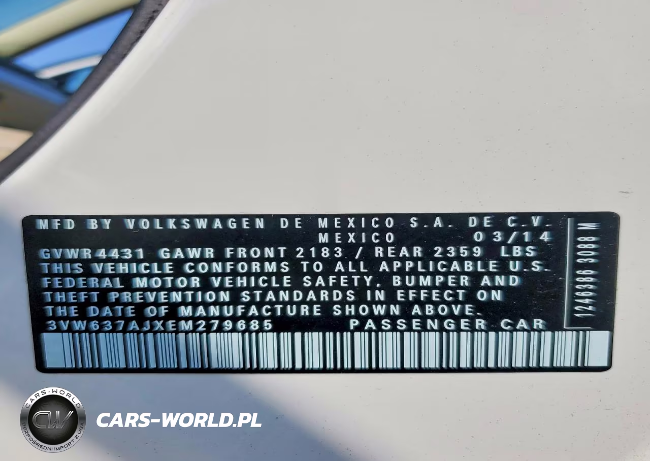 2014 Volkswagen Jetta Hybrid VIN:3VW637AJXEM279685 - 12