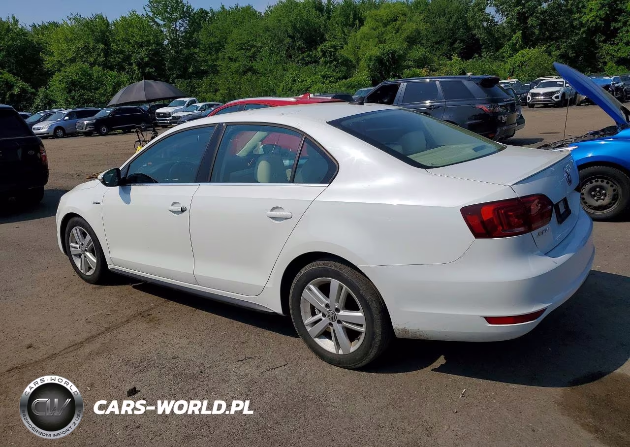 2014 Volkswagen Jetta Hybrid VIN:3VW637AJXEM279685 - 2