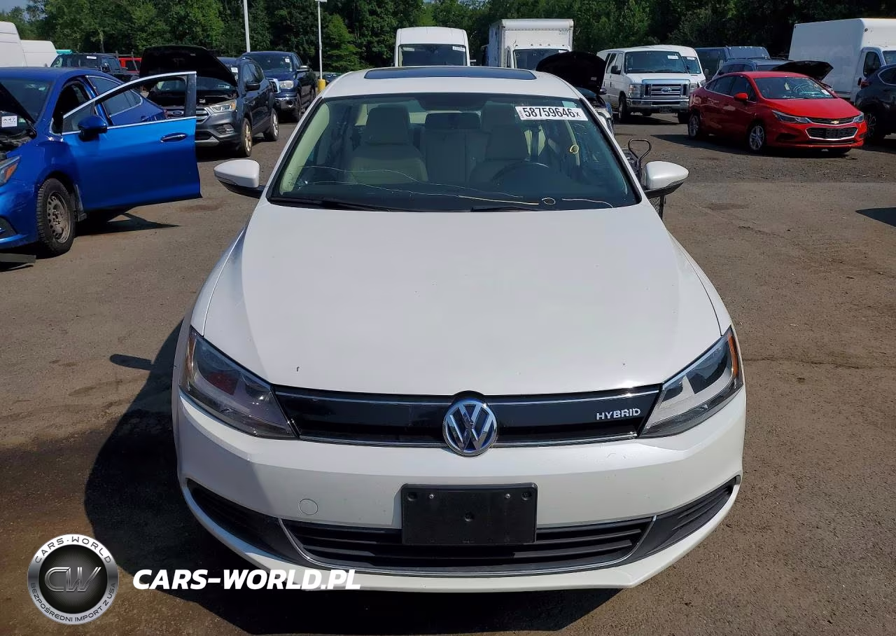 2014 Volkswagen Jetta Hybrid VIN:3VW637AJXEM279685 - 5