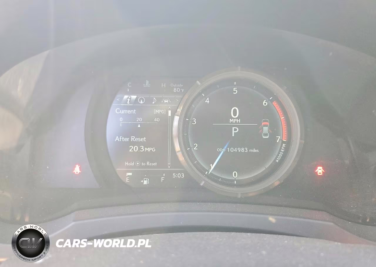 2020 Lexus Is 300 F Sport VIN:JTHGA1D21L5106055 - 9