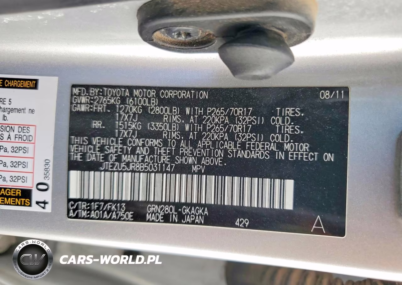 2011 Toyota 4Runner Sr5 VIN:JTEZU5JR8B5031147 - 13