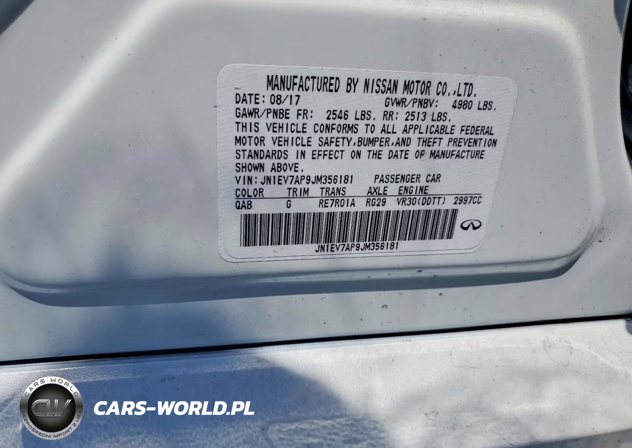 2018 Infiniti Q50 3.0T Luxe VIN:JN1EV7AP9JM356181 - 12