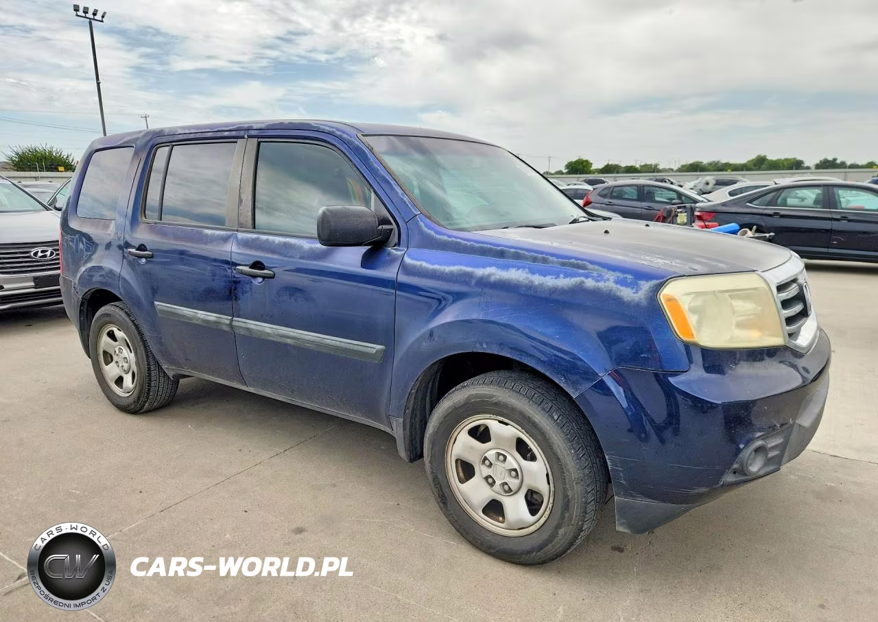 2013 Honda Pilot Lx VIN:5FNYF3H21DB035355 - 4