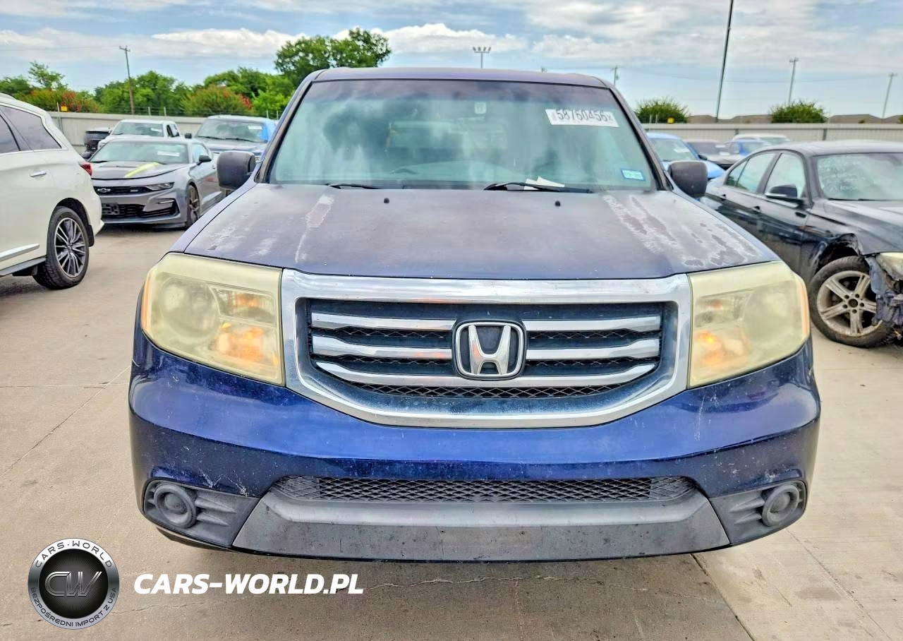 2013 Honda Pilot Lx VIN:5FNYF3H21DB035355 - 5