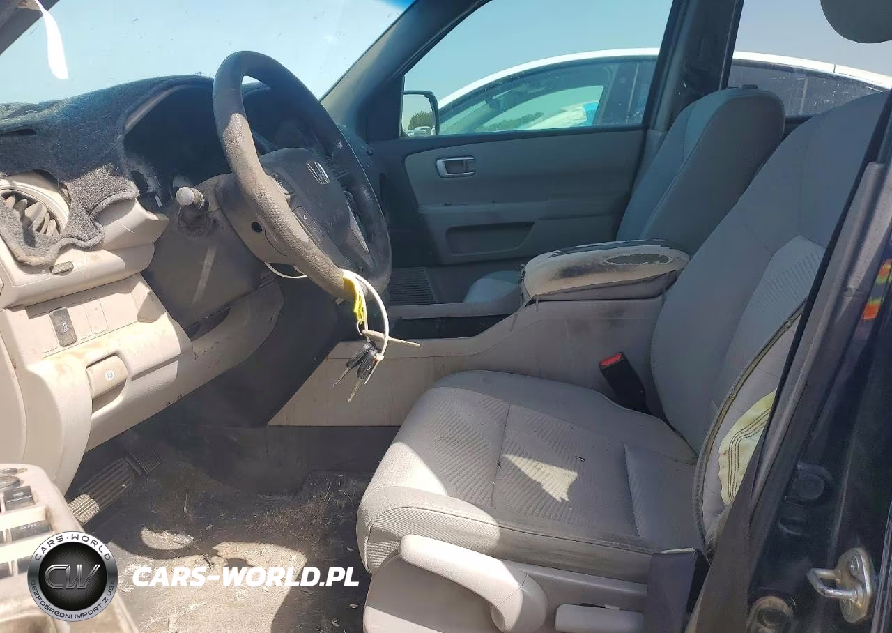 2013 Honda Pilot Lx VIN:5FNYF3H21DB035355 - 7