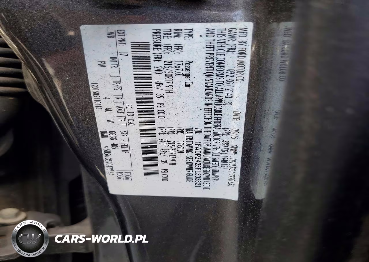 2015 Ford Focus Se VIN:1FADP3K25FL303821 - 13