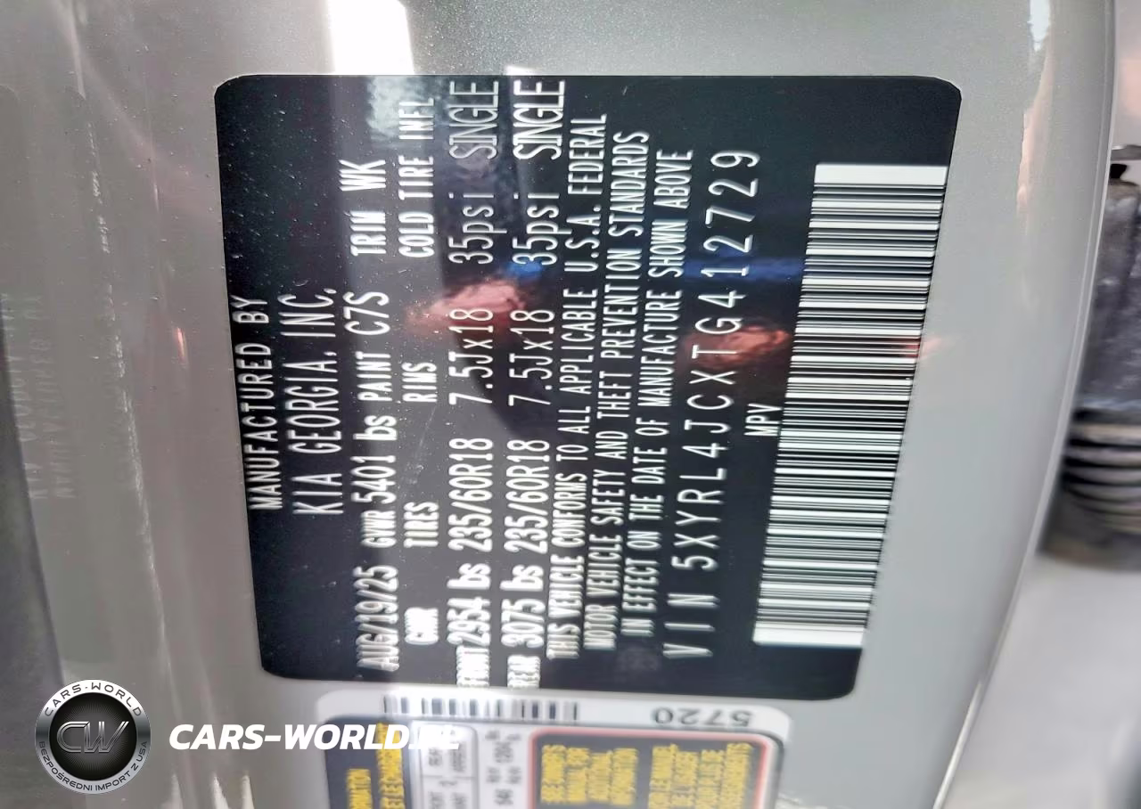 2026 Kia Sorento S VIN:5XYRL4JCXTG412729 - 13