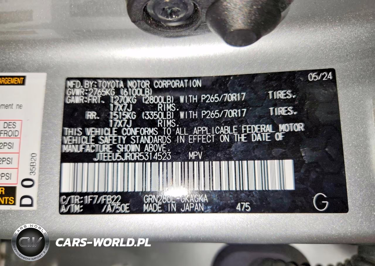 2024 Toyota 4Runner Sr5 VIN:JTEEU5JR0R5314523 - 13