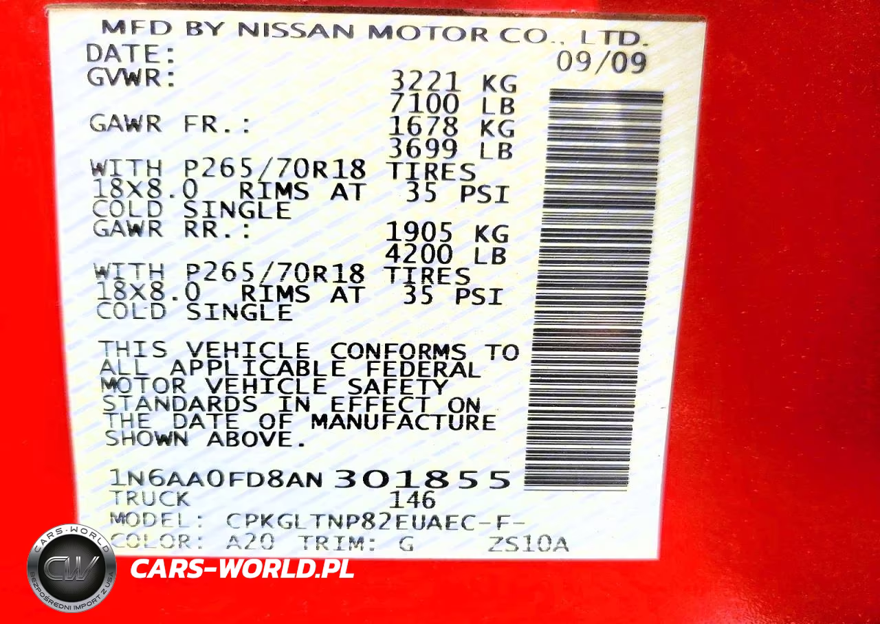2010 Nissan Titan Se VIN:1N6AA0FD8AN301855 - 12