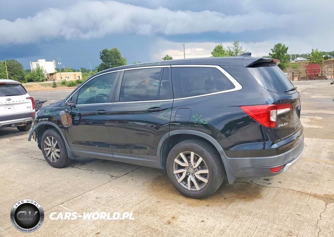 2019 Honda Pilot Exl VIN:5FNYF5H56KB046886 - 2