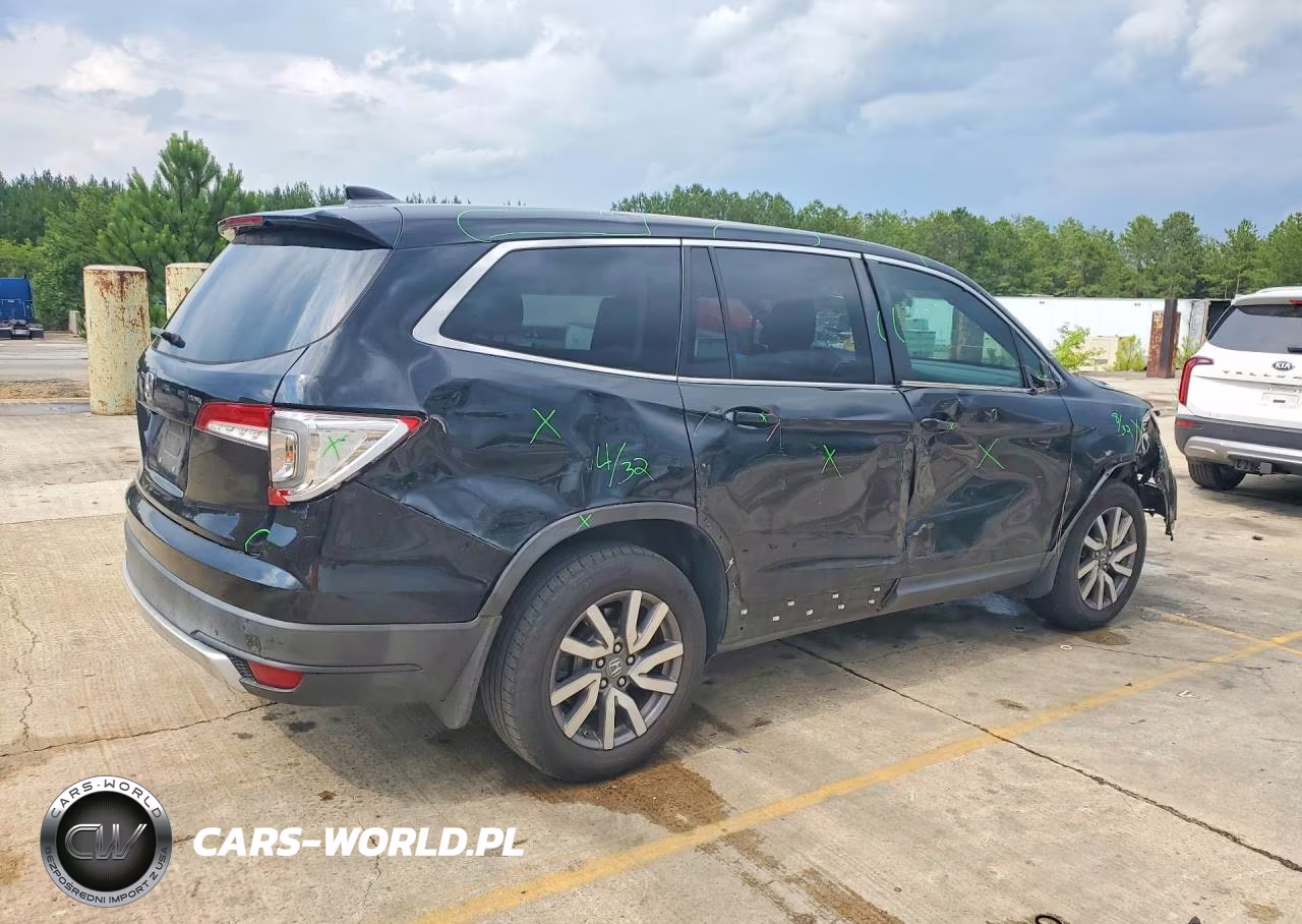 2019 Honda Pilot Exl VIN:5FNYF5H56KB046886 - 3