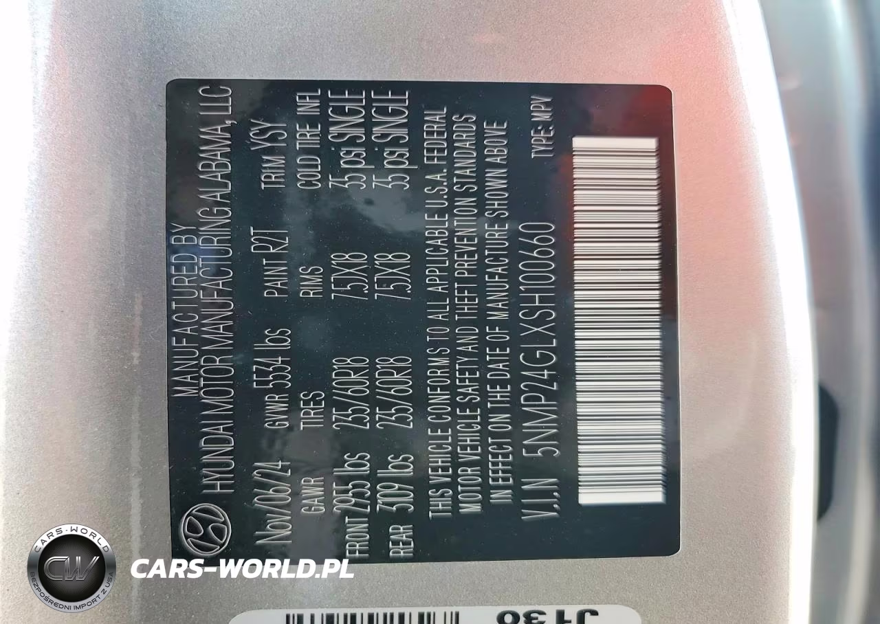 2025 Hyundai Santa Fe Sel VIN:5NMP24GLXSH100660 - 13