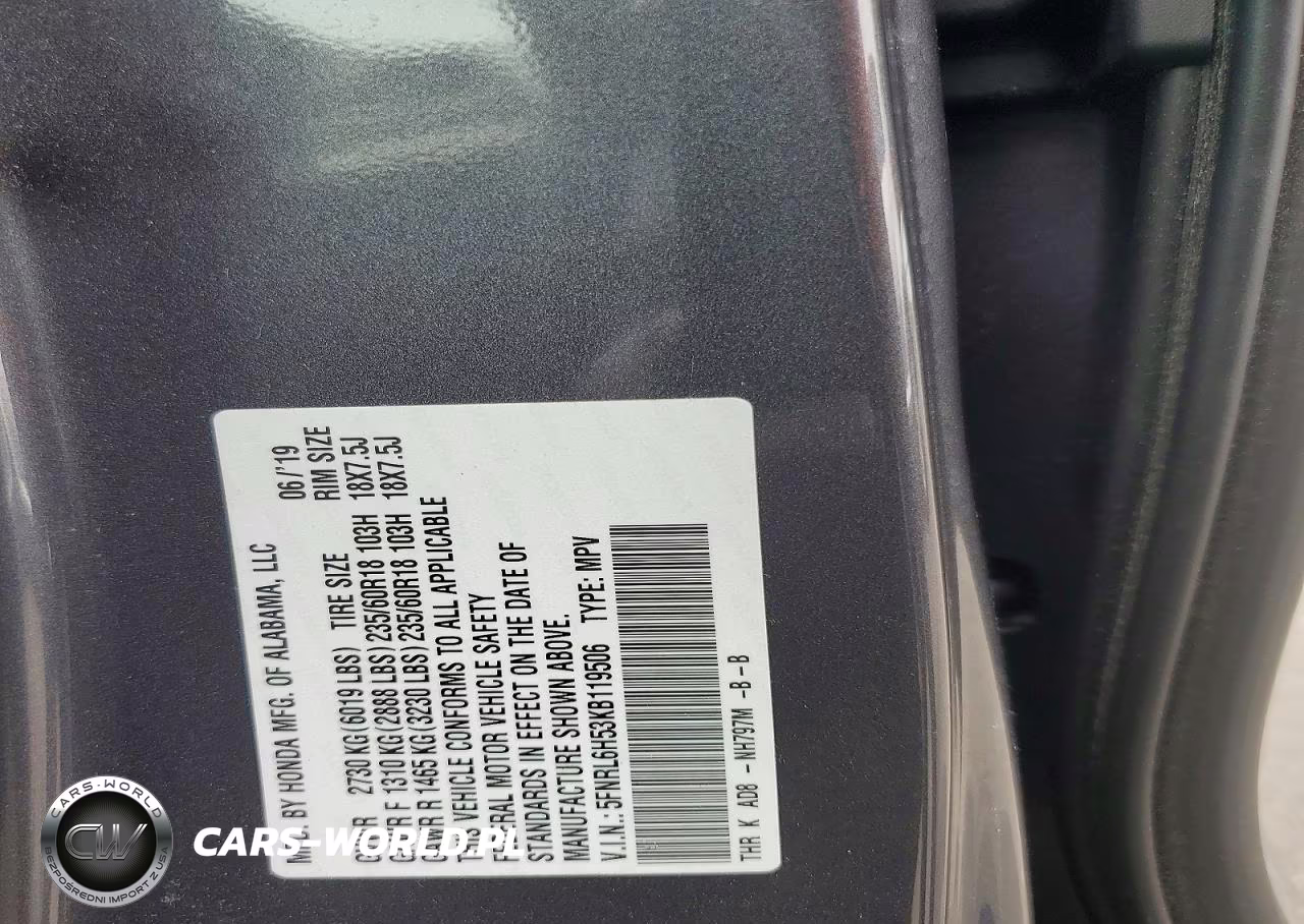 2019 Honda Odyssey Ex VIN:5FNRL6H53KB119506 - 13