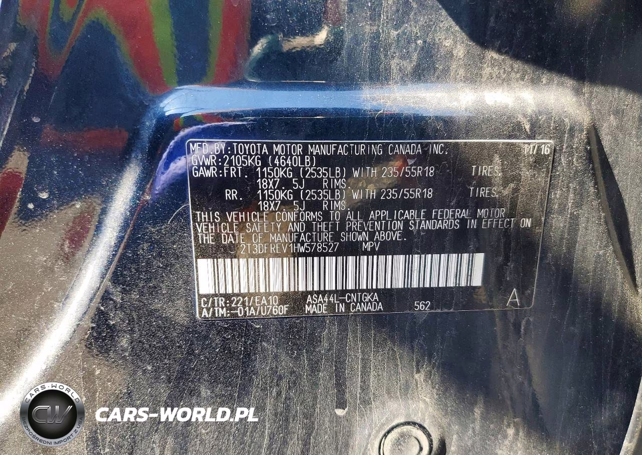 2017 Toyota Rav4 Limited VIN:2T3DFREV1HW578527 - 14