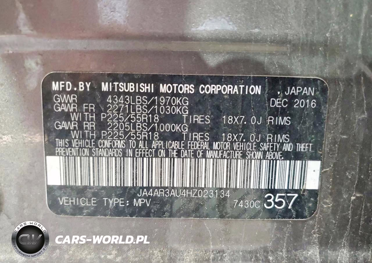 2017 Mitsubishi Outlander Sport Es VIN:JA4AR3AU4HZ023134 - 13