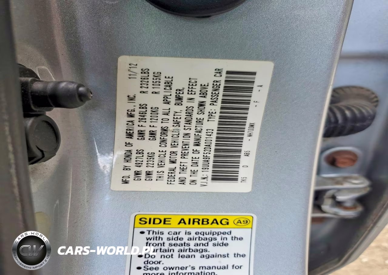 2013 Acura Tl Tech VIN:19UUA9F52DA001433 - 12