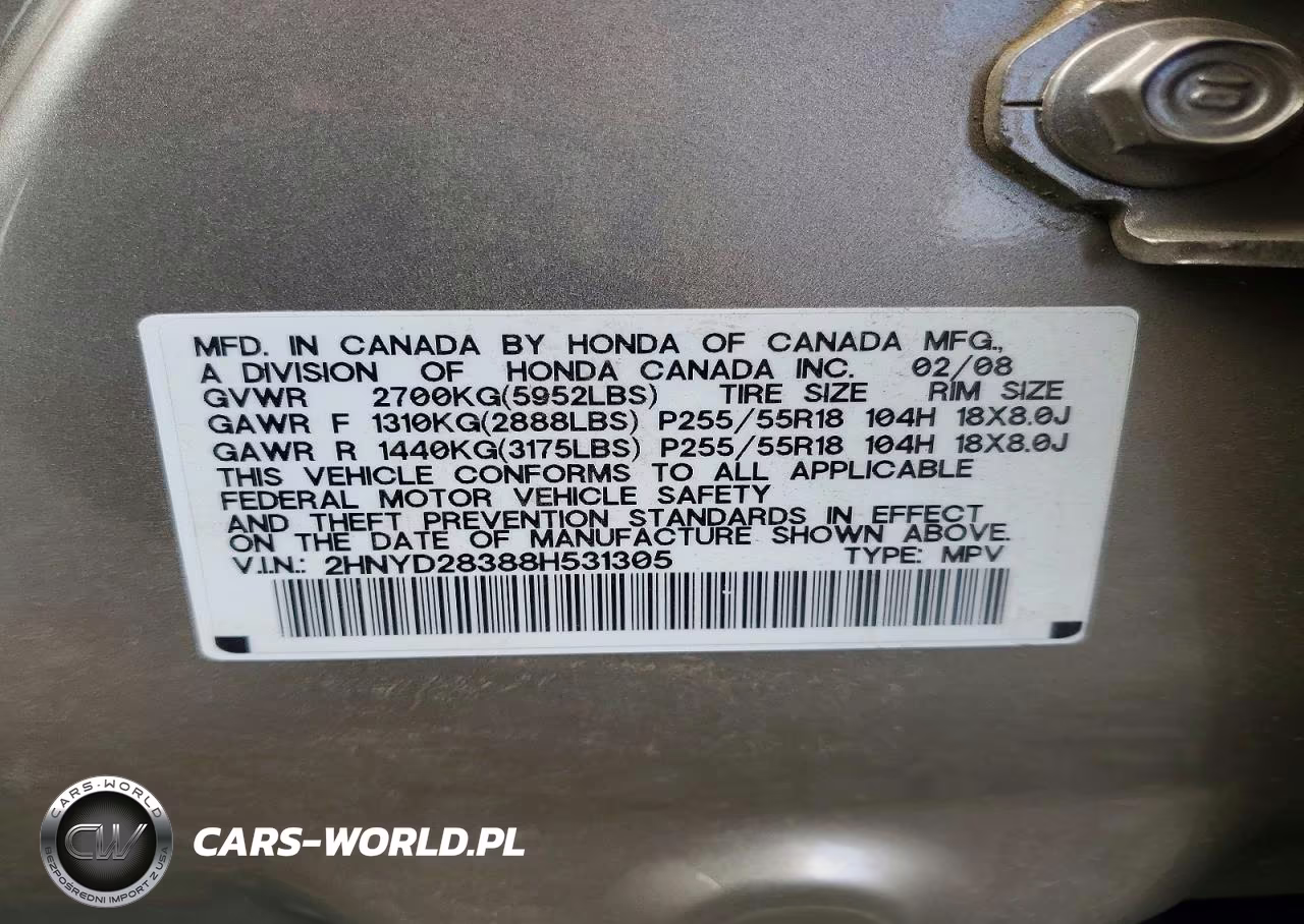 2008 Acura Mdx Technology VIN:2HNYD28388H531305 - 13