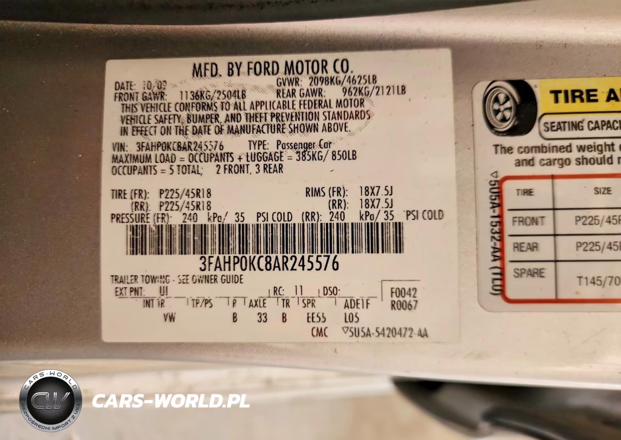 2010 Ford Fusion Sport VIN:3FAHP0KC8AR245576 - 12