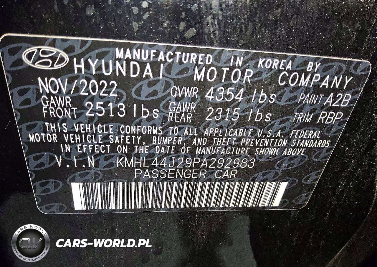 2023 Hyundai Sonata Sel Plus VIN:KMHL44J29PA292983 - 12