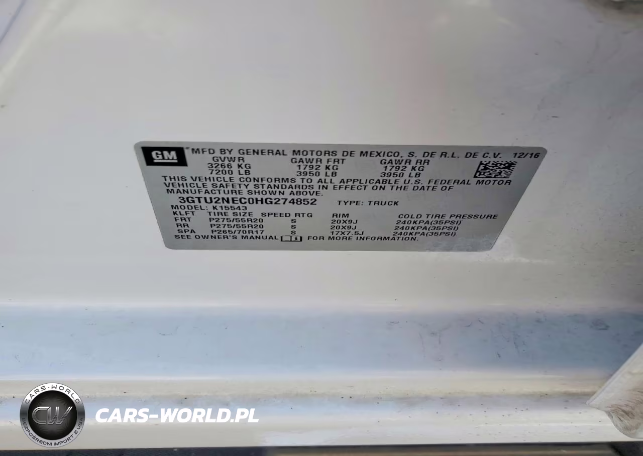 2017 GMC Sierra K1500 Slt VIN:3GTU2NEC0HG274852 - 12