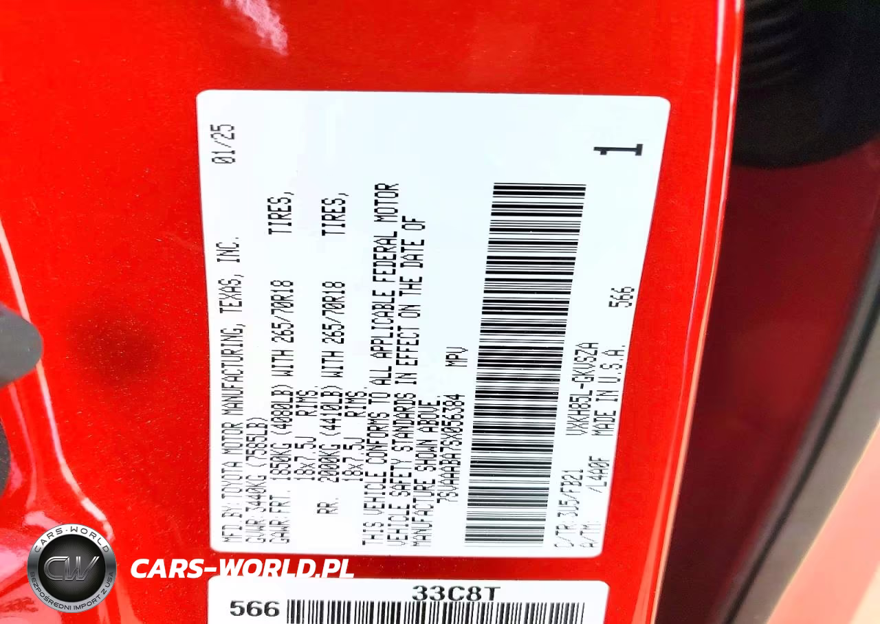 2025 Toyota Sequoia Sr5 VIN:7SVAAABA7SX056384 - 13