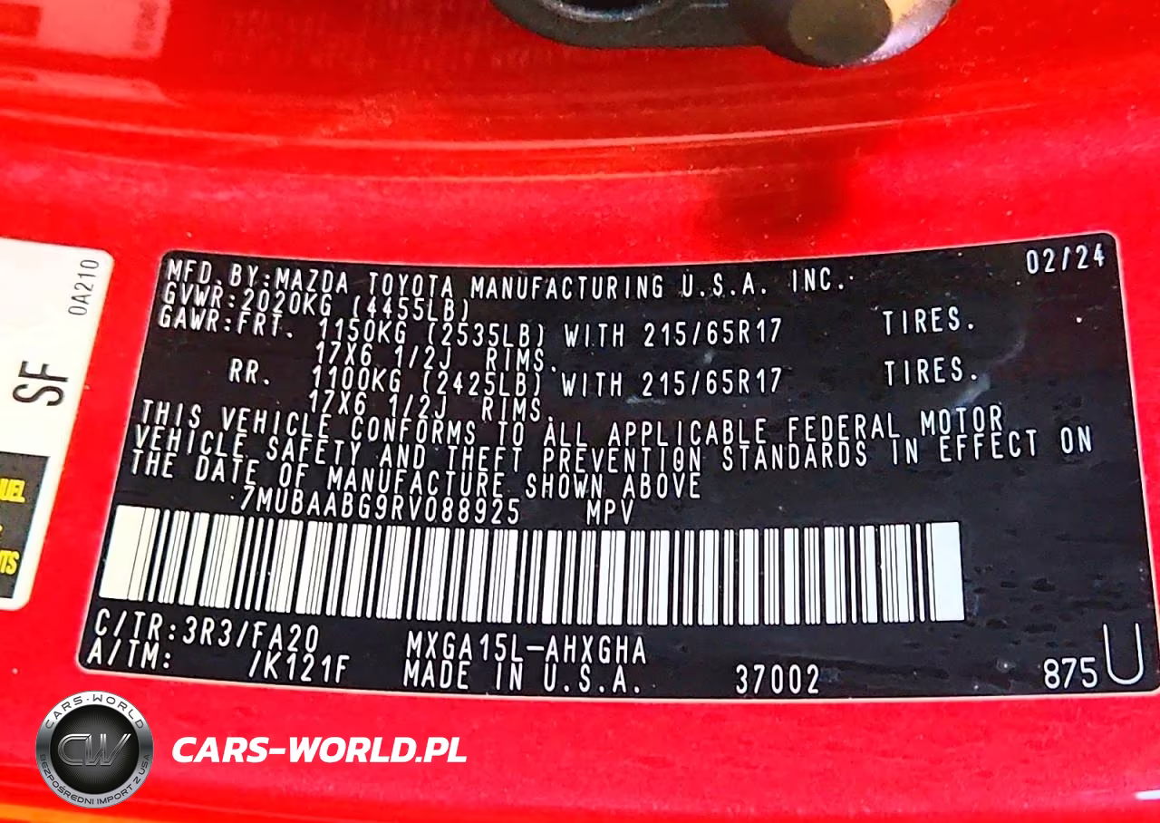 2024 Toyota Corolla Cross Le VIN:7MUBAABG9RV088925 - 13