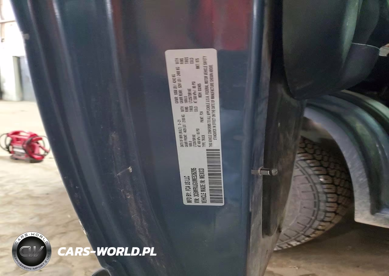 2021 Ram Promaster 3500 Delivery Van VIN:3C6MRVJGXME536295 - 13