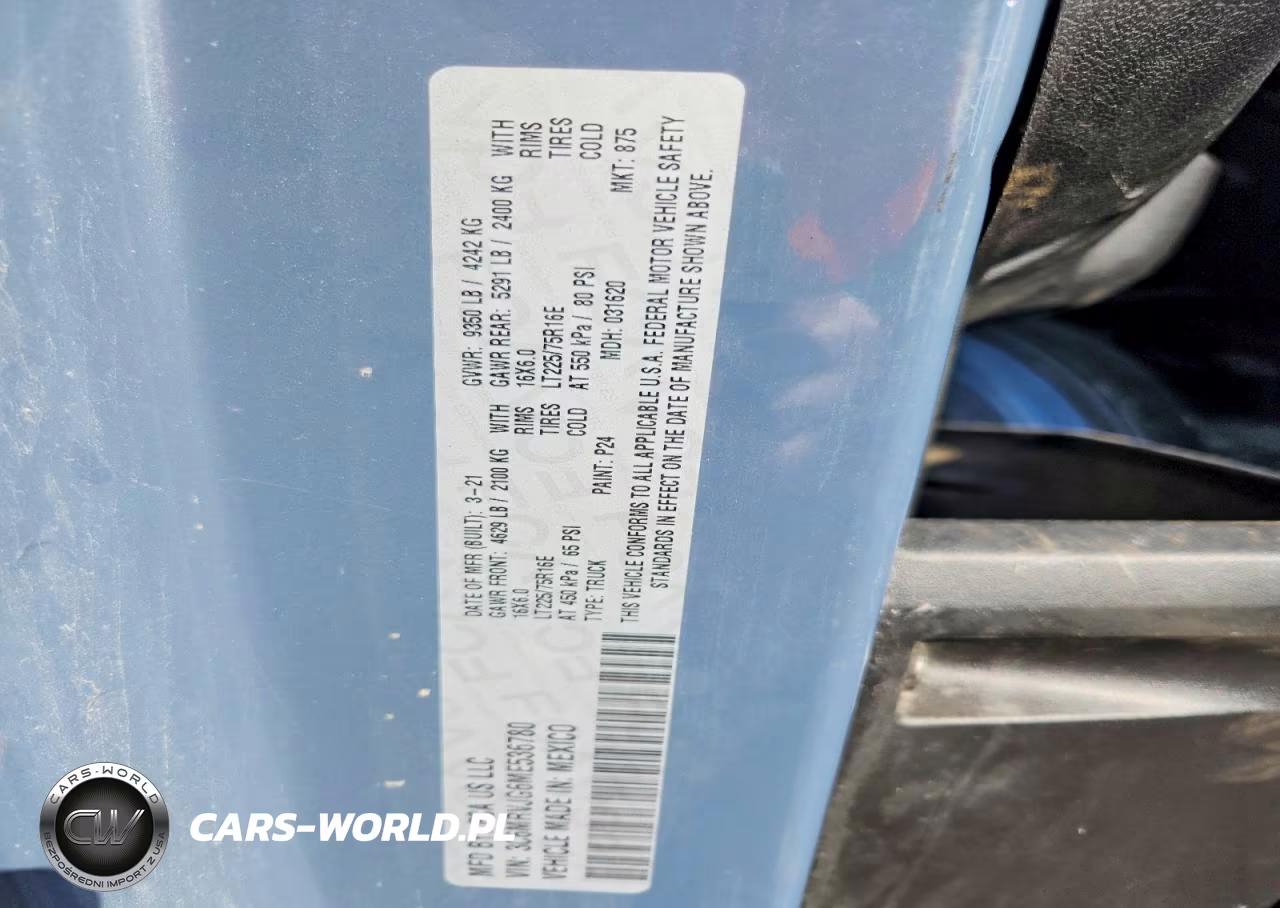 2021 Ram Promaster 3500 Delivery Van VIN:3C6MRVJG6ME536780 - 13